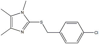 4-chlorobenzyl 1,4,5-trimethyl-1H-imidazol-2-yl sulfide