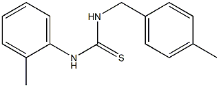 N-(4-methylbenzyl)-N'-(2-methylphenyl)thiourea Struktur