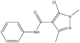5-chloro-1,3-dimethyl-N-phenyl-1H-pyrazole-4-carboxamide
