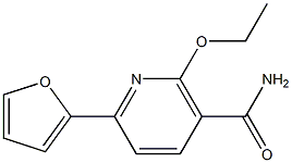 2-ethoxy-6-(2-furyl)nicotinamide Structure