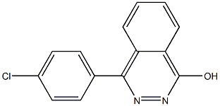 4-(4-chlorophenyl)phthalazin-1-ol 结构式