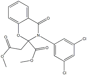 methyl 3-(3,5-dichlorophenyl)-2-(2-methoxy-2-oxoethyl)-4-oxo-3,4-dihydro-2H-1,3-benzoxazine-2-carboxylate