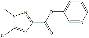 3-pyridyl 5-chloro-1-methyl-1H-pyrazole-3-carboxylate Structure