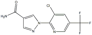 1-[3-chloro-5-(trifluoromethyl)-2-pyridinyl]-1H-pyrazole-4-carboxamide