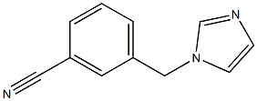 1-(3-Cyanobenzyl)-imidazol,,结构式