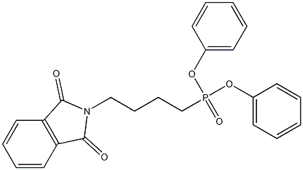 diphenyl 4-(1,3-dioxo-1,3-dihydro-2H-isoindol-2-yl)butylphosphonate Structure