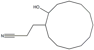 3-(2-hydroxycyclododecyl)propanenitrile Structure