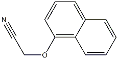 2-(1-naphthyloxy)acetonitrile Struktur