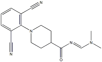  N4-[(dimethylamino)methylidene]-1-(2,6-dicyanophenyl)piperidine-4-carboxami de