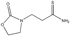 3-(2-oxo-1,3-oxazolidin-3-yl)propanethioamide Structure