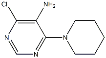 4-chloro-6-piperidino-5-pyrimidinamine