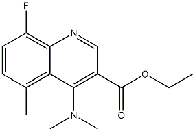 ethyl 4-(dimethylamino)-8-fluoro-5-methyl-3-quinolinecarboxylate