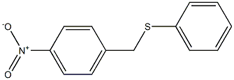 1-nitro-4-[(phenylthio)methyl]benzene 化学構造式