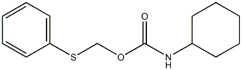 (phenylthio)methyl N-cyclohexylcarbamate Struktur