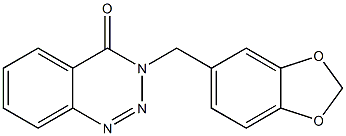 3-(1,3-benzodioxol-5-ylmethyl)-1,2,3-benzotriazin-4(3H)-one