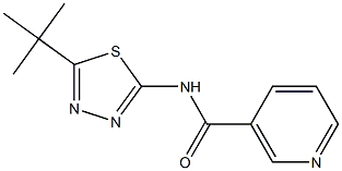  N-[5-(tert-butyl)-1,3,4-thiadiazol-2-yl]nicotinamide