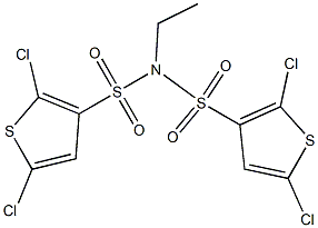 2,5-dichloro-N-[(2,5-dichloro-3-thienyl)sulfonyl]-N-ethylthiophene-3-sulfonamide