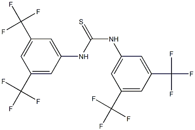 N,N'-di[3,5-di(trifluoromethyl)phenyl]thiourea Struktur