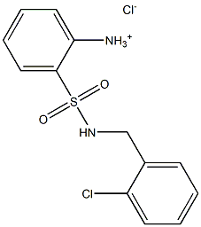  2-{[(2-chlorobenzyl)amino]sulfonyl}benzenaminium chloride