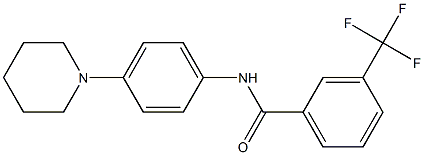 N-(4-piperidinophenyl)-3-(trifluoromethyl)benzenecarboxamide