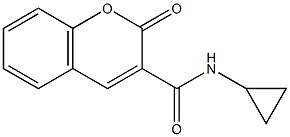N3-cyclopropyl-2-oxo-2H-chromene-3-carboxamide Structure
