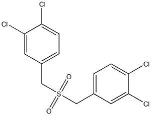 di(3,4-dichlorobenzyl) sulfone,,结构式