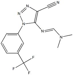  N'-{4-cyano-1-[3-(trifluoromethyl)phenyl]-1H-1,2,3-triazol-5-yl}-N,N-dimethyliminoformamide