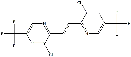  3-chloro-2-{(E)-2-[3-chloro-5-(trifluoromethyl)-2-pyridinyl]ethenyl}-5-(trifluoromethyl)pyridine