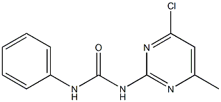 N-(4-chloro-6-methylpyrimidin-2-yl)-N'-phenylurea Structure