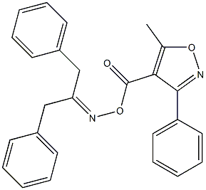  4-({[(1-benzyl-2-phenylethylidene)amino]oxy}carbonyl)-5-methyl-3-phenylisoxazole