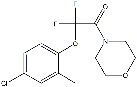 2-(4-chloro-2-methylphenoxy)-2,2-difluoro-1-morpholino-1-ethanone