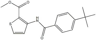 methyl 3-{[4-(tert-butyl)benzoyl]amino}thiophene-2-carboxylate|