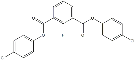 di(4-chlorophenyl) 2-fluoroisophthalate