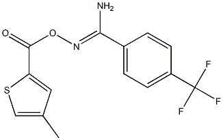 O1-[(4-methyl-2-thienyl)carbonyl]-4-(trifluoromethyl)benzene-1-carbohydroximamide