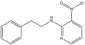 3-nitro-N-phenethyl-2-pyridinamine Structure