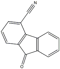 9-oxo-9H-fluorene-4-carbonitrile 结构式