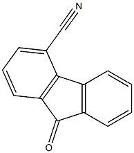 9-oxo-9H-fluorene-4-carbonitrile,,结构式