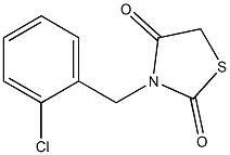 3-(2-chlorobenzyl)-1,3-thiazolane-2,4-dione Struktur
