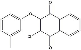 2-chloro-3-(3-methylphenoxy)-1,4-dihydronaphthalene-1,4-dione