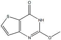 2-methoxy-3,4-dihydrothieno[3,2-d]pyrimidin-4-one,,结构式