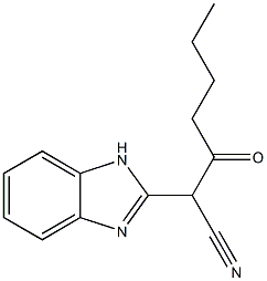 2-(1H-benzo[d]imidazol-2-yl)-3-oxoheptanenitrile|