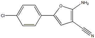 2-amino-5-(4-chlorophenyl)-3-furonitrile