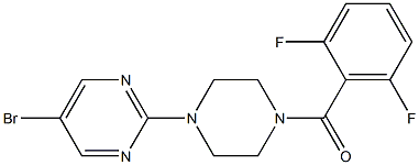 [4-(5-bromopyrimidin-2-yl)piperazino](2,6-difluorophenyl)methanone