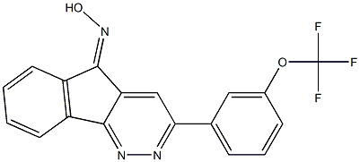 3-[3-(trifluoromethoxy)phenyl]-5H-indeno[1,2-c]pyridazin-5-one oxime