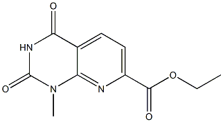 ethyl 1-methyl-2,4-dioxo-1,2,3,4-tetrahydropyrido[2,3-d]pyrimidine-7-carboxylate,,结构式