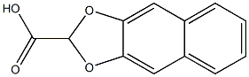 naphtho[2,3-d][1,3]dioxole-2-carboxylic acid Struktur