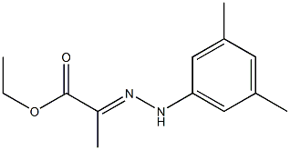 ethyl 2-[2-(3,5-dimethylphenyl)hydrazono]propanoate Structure