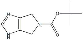 tert-butyl 4,6-dihydropyrrolo[3,4-d]imidazole-5(1H)-carboxylate 化学構造式