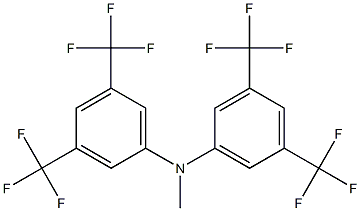 di[3,5-di(trifluoromethyl)phenyl]methylamine,,结构式