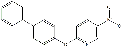 2-([1,1'-biphenyl]-4-yloxy)-5-nitropyridine Structure